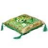 Green Cushion de Luxe Double Dorje White