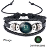 Waage - Lumineszenz Armband mit Sternzeichen